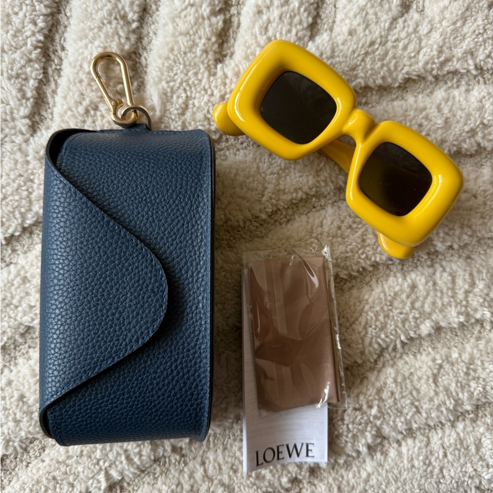 Loewe Yellow Sunglasses with Case
